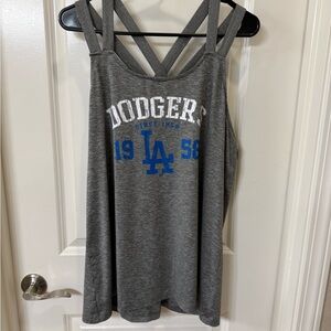 Gray Dodgers Tank Top
